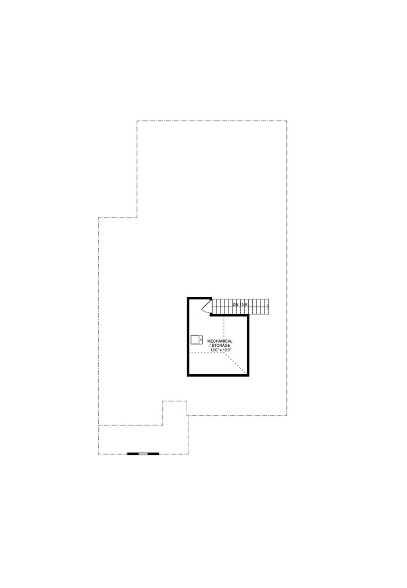 Attic of the available Hadley homeplan at Echols Farm in Hiram GA